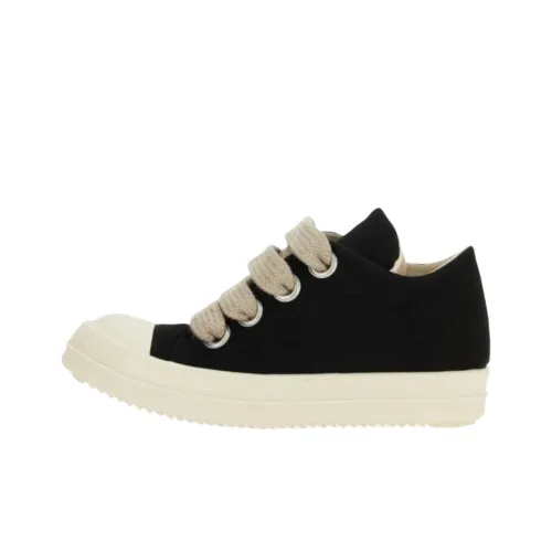 Rick Owens DRKSHDW Low Top Skateboard Shoes Women's Black