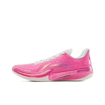LiNing Gamma Cushioning Anti Slip And Wear Resistant Support Low Top Basketball Shoes Men's Pink