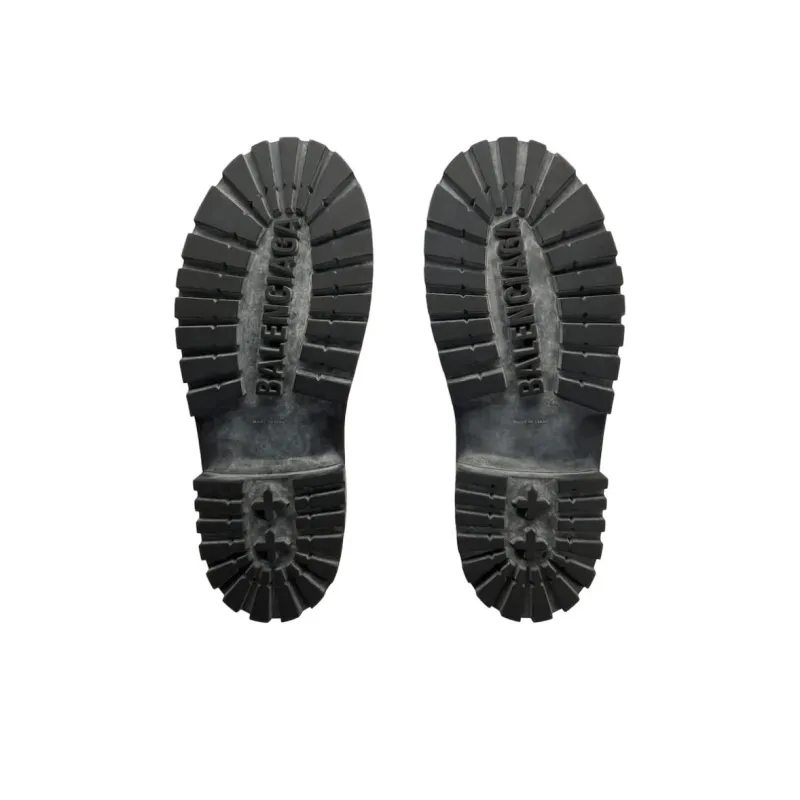 Balenciaga Strike Casual Single Shoes 8cm Women's Black-6