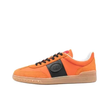 Valentino Low Top Skateboard Shoes Men's Orange