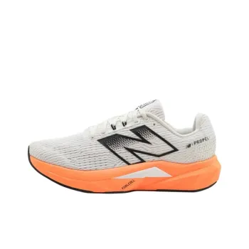 New Balance FuelCell Propel V5 Anti Slip Wear Resistant Low Top Casual Running Shoes Men's White Orange