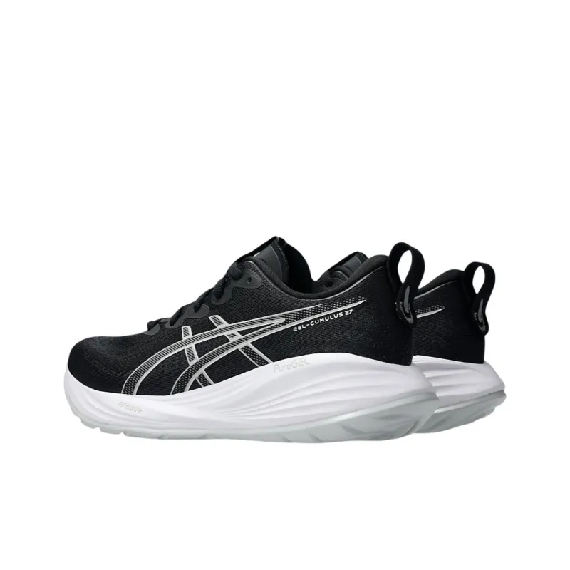 Asics Anti Slip Wear Resistant Low Top Running Shoes Women's Black-3