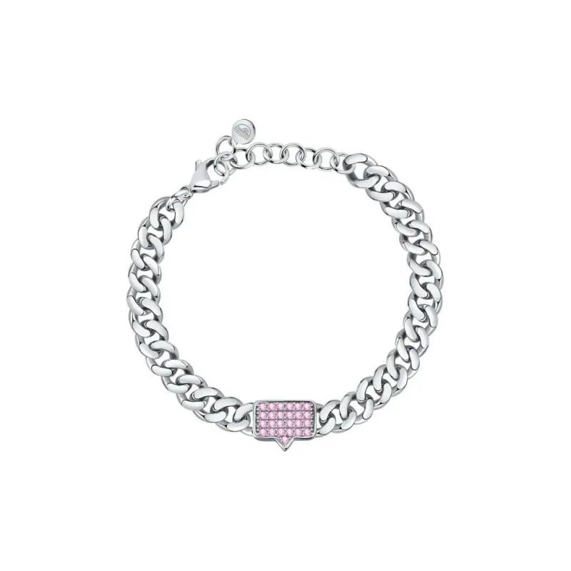CHIARA FERRAGNI Brass Zircon Bracelets Women's Silver-0