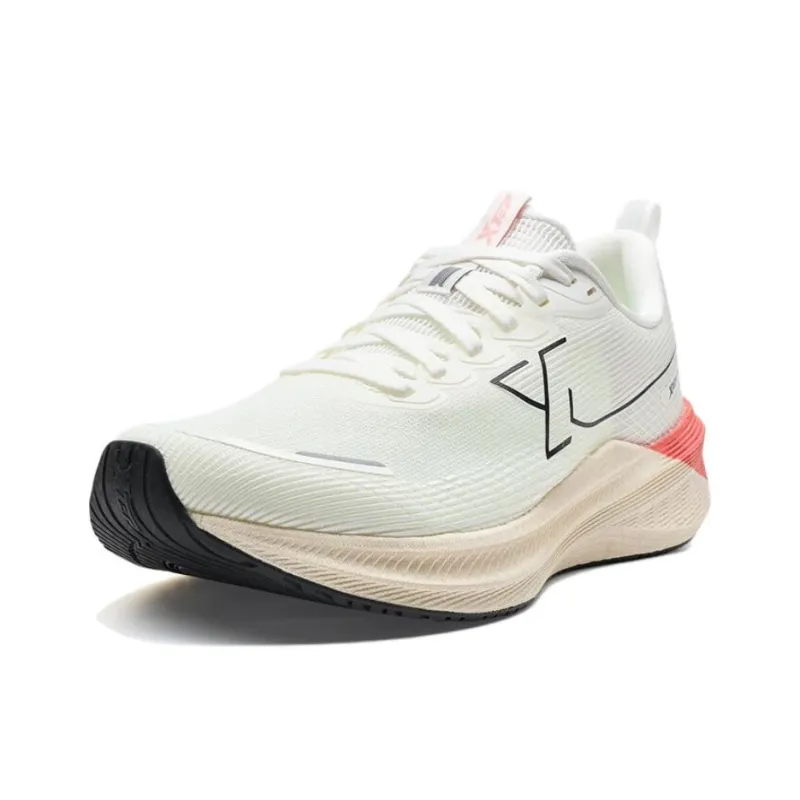 XTEP Kunpeng Slip-Resistant Breathable Support Low-Top Casual Running Shoes Men's Sail White-1
