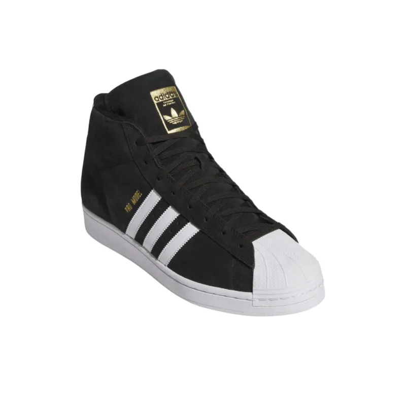 Adidas Pro Model Core Black Cloud White Gold Metallic-2