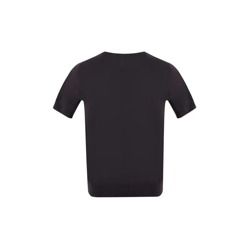 Paolo Pecora Fine knit Cotton T shirt-1