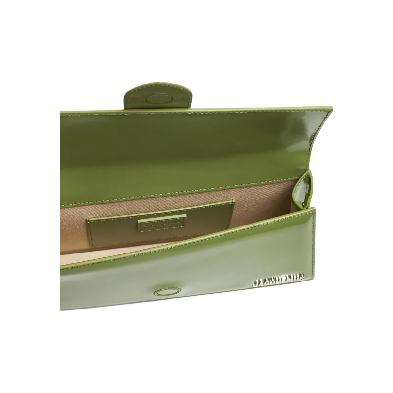 Jacquemus Calfskin Leather Handbag Shoulder Bag Women's Green-4