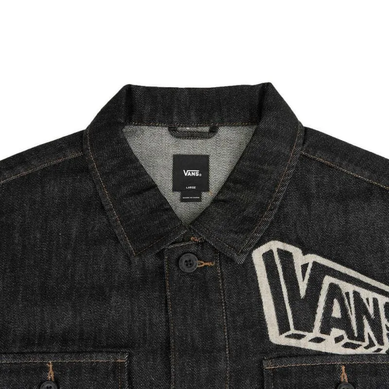 Vans Denim Jackets Men Black-3