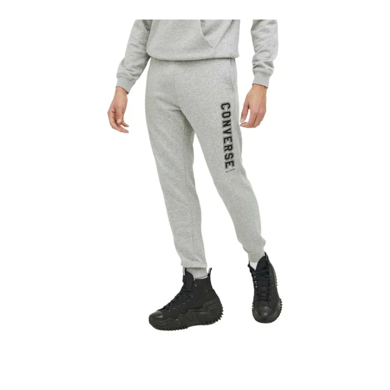 Converse Knitted Sports Pants Unisex Gray-0