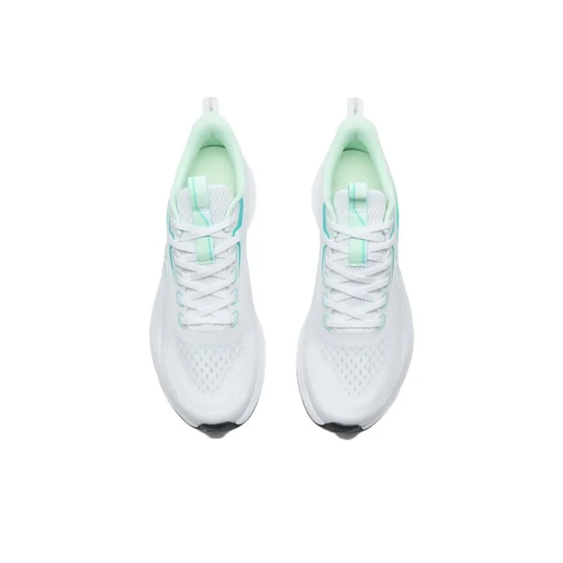 XTEP Light Wing 3.0 Slip Resistant, Breathable, And Resilient Low Top Casual Running Shoes Men's White Teal Blue-3