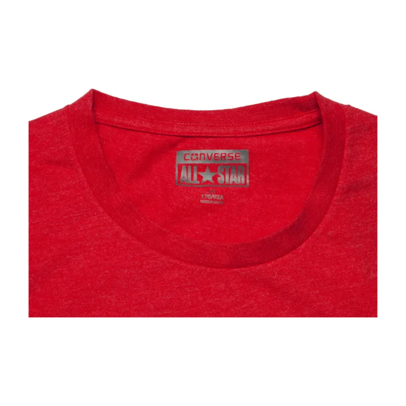 Converse T-Shirt Men's Textured Campus Red-2