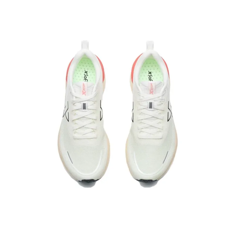 XTEP Kunpeng Slip-Resistant Breathable Support Low-Top Casual Running Shoes Men's Sail White-3