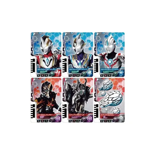 BANDAI Ultraman Tiga DX Ultra Dimension Cards 03 Punch Set IP/Anime Cards Single Pack