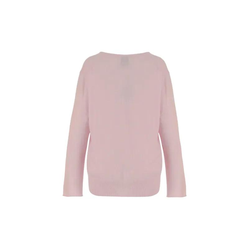 ALLUDE V neck Sweater-1