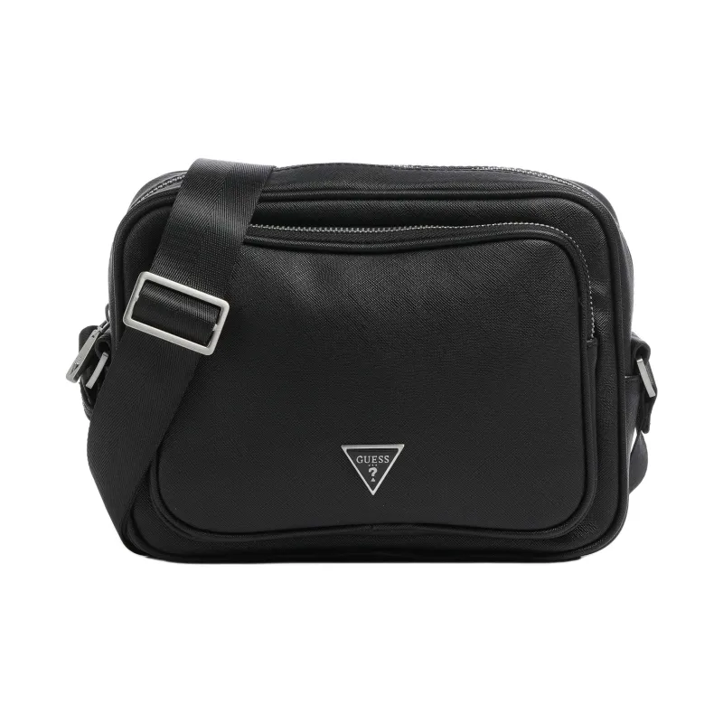 GUESS Synthetic Material Crossbody Bag Shoulder Bag Men's Black-0