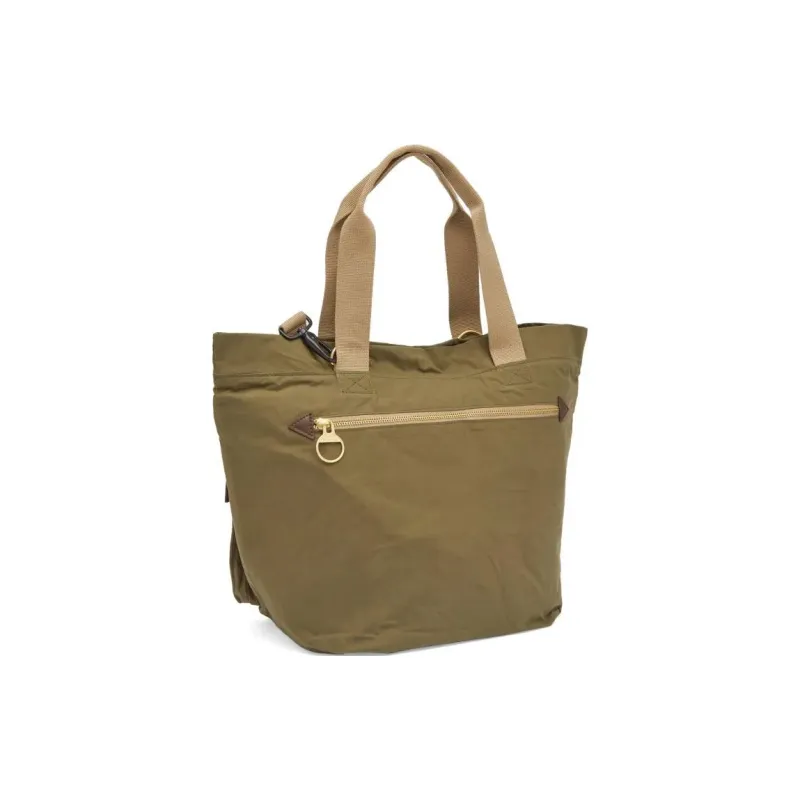 BARBOUR Cotton Tote Bag, Shopping Bag, Shoulder Bag, Crossbody Bag, Handbag Men's Umber-1