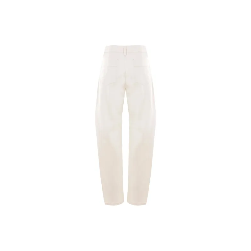 Lemaire Contrast Stitching Tapered Jeans-1