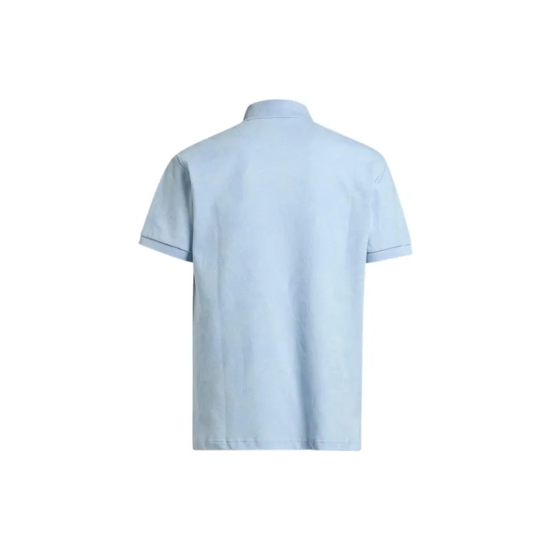 ETRO Pegaso Embroidered Short Sleeved Polo Shirt-1
