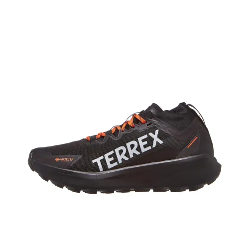 Terrex Agravic Adidas Mid GORE TEX 'Black Grey Semi Impact Orange'