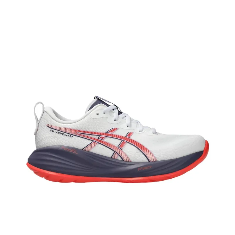 Asics Gel Cumulus 27 White Greyish Purple Women's-1