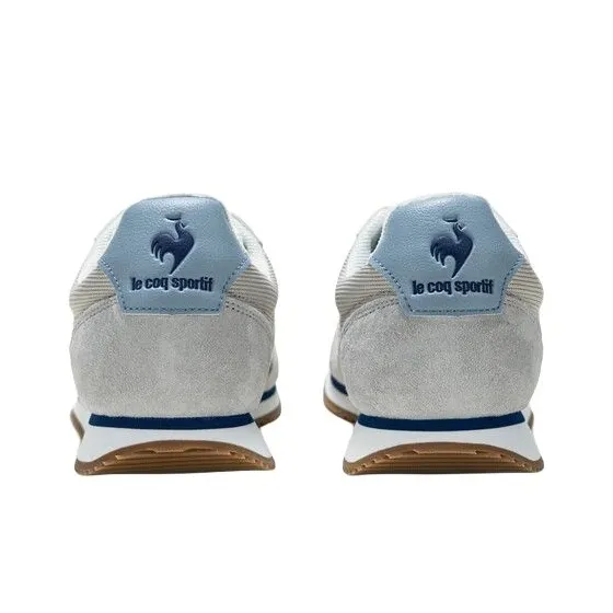 Le Coq Sportif Breathable And Slip Resistant Low Top Cycling Shoes Men's Gray White-3