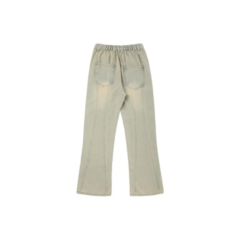 PAINT STAIN Jeans Men's Yellow Mud-7
