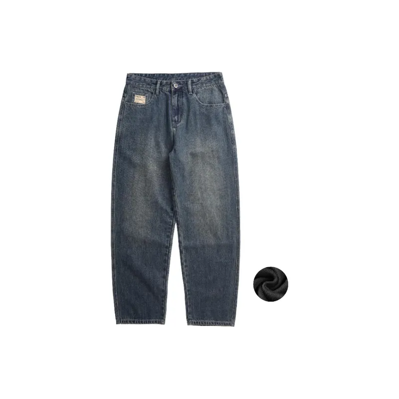 DUATOGE Jeans Men's Vintage Blue-12