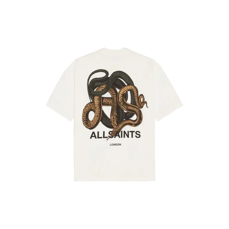 ALLSAINTS Graphic Snake Print Tee-1
