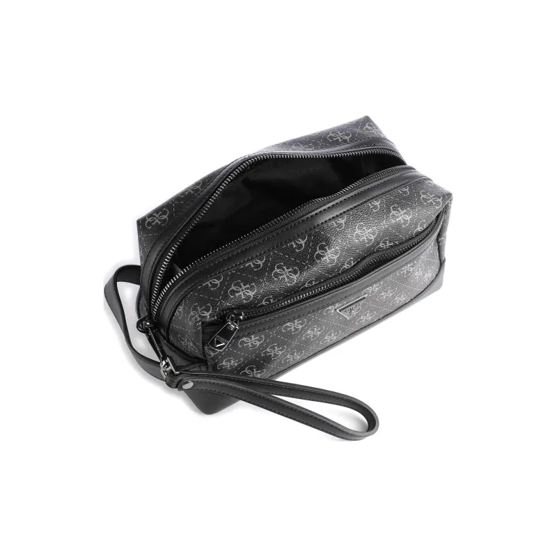 GUESS Polyurethane Storage Bag Men's Black Gray Color-2