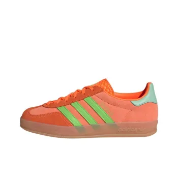 Adidas Originals Gazelle Indoor Solar Orange Solar Green Women's