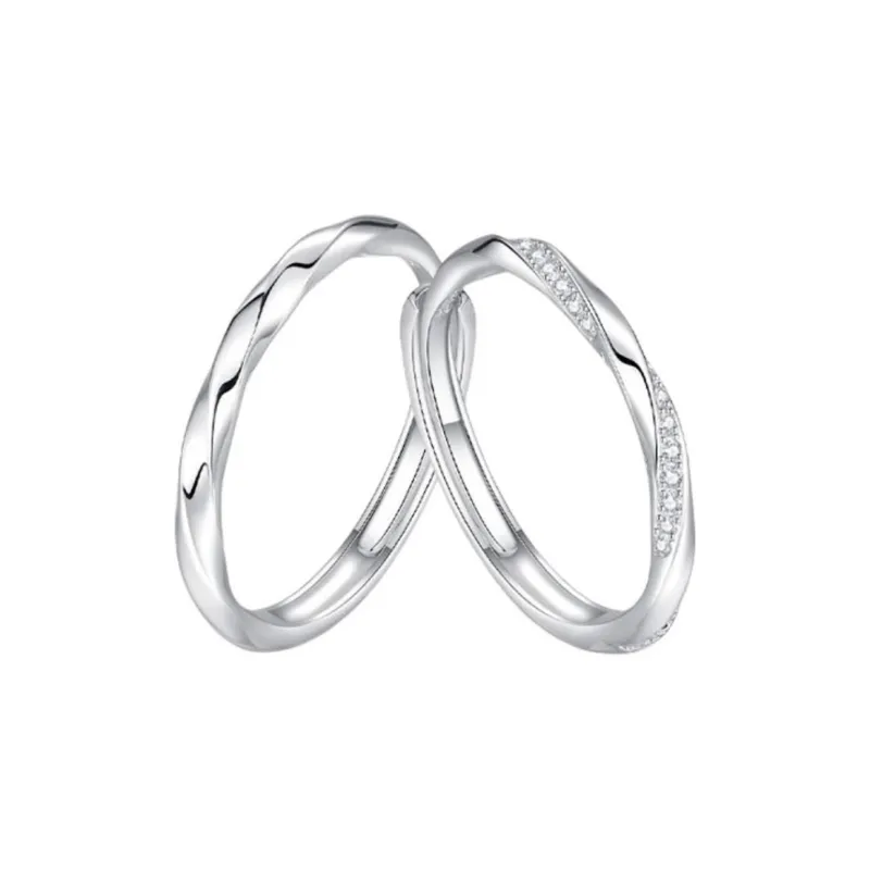 KADER 925 Sterling Silver Rings Unisex Silver-0