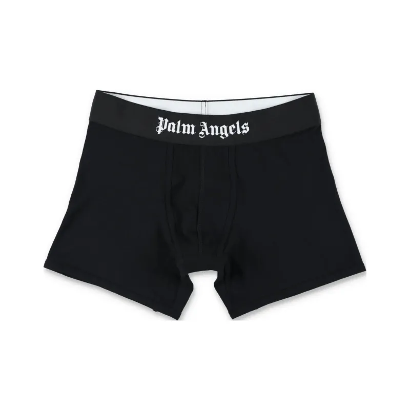 PALM ANGELS Logo Band Bi Pack Boxers-1