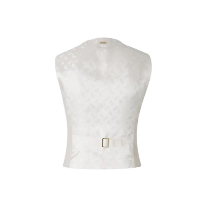 HERNO Logo Jacquard V Neck Waistcoat-1