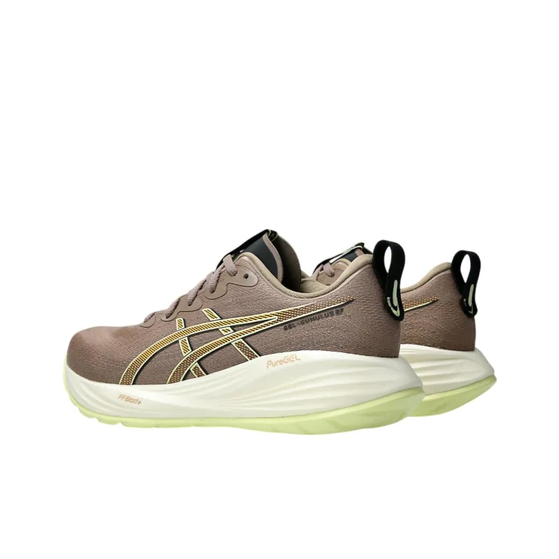 Asics Cushioning Slip Resistant Low Top Running Shoes Men's Taupe-3