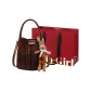 Burgundy with Charm+Exquisite Shopping Bag