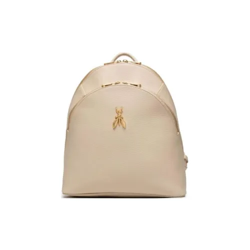Patrizia Pepe Leather Backpack Women's Beige