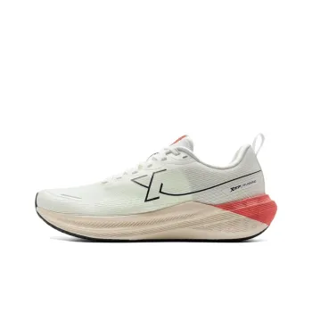 XTEP Kunpeng Slip Resistant Breathable Support Low Top Casual Running Shoes Men's Sail White