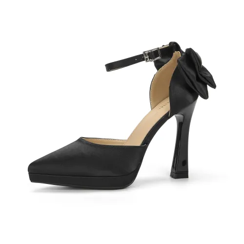 Zubumei Chunky Heel High Heels 10CM Women's