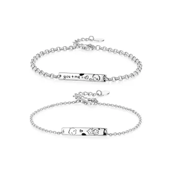KADER 925 Sterling Silver Bracelets Unisex