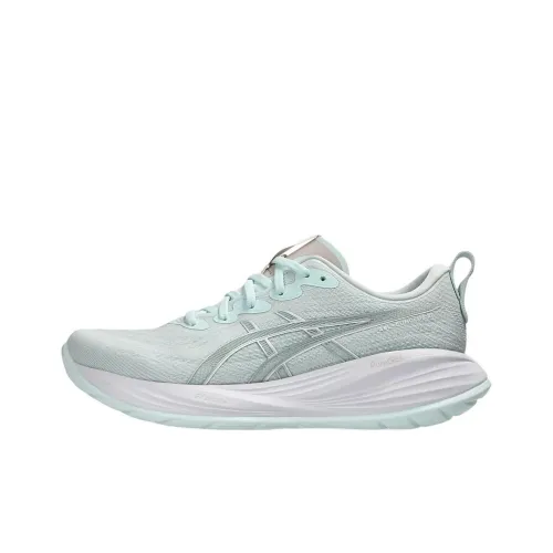 Asics Anti Slip Wear Resistant Low Top Running Shoes Unisex Green White