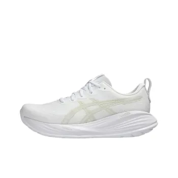 Asics Cushioning, Wear Resistant Low Top Running Shoes Men's White