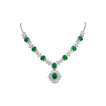 CUIYURIJI Ice Glutinous Jadeite Necklaces Women's