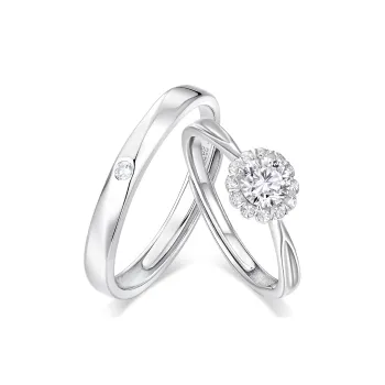 KADER Love Frequency Series 925 Sterling Silver Rings Unisex Silver