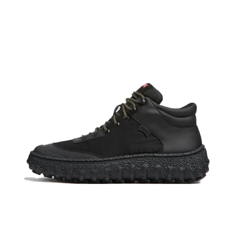 CAMPER Ground MICHELIN Mid Top Casual Shoes Men's Black-0