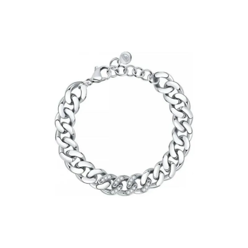 CHIARA FERRAGNI Brass Zircon Bracelets Women's Silver-0