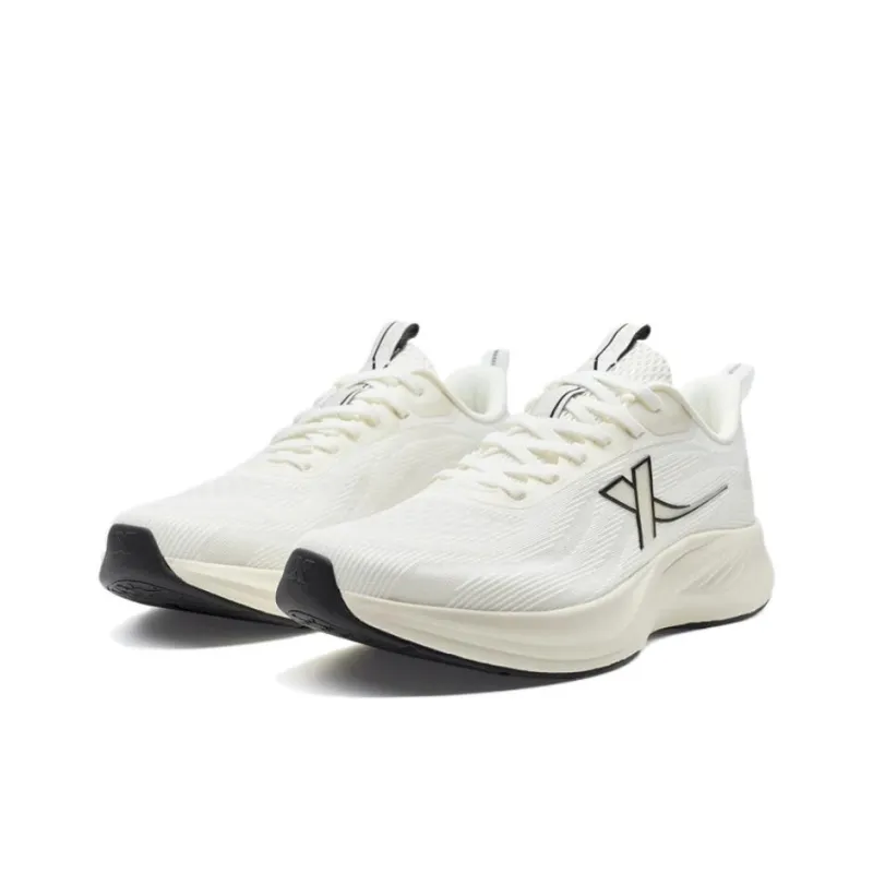 XTEP Light Wing 3.0 Slip-Resistant Cushioning Breathable Low-Top Casual Running Shoes Men's Beige-2