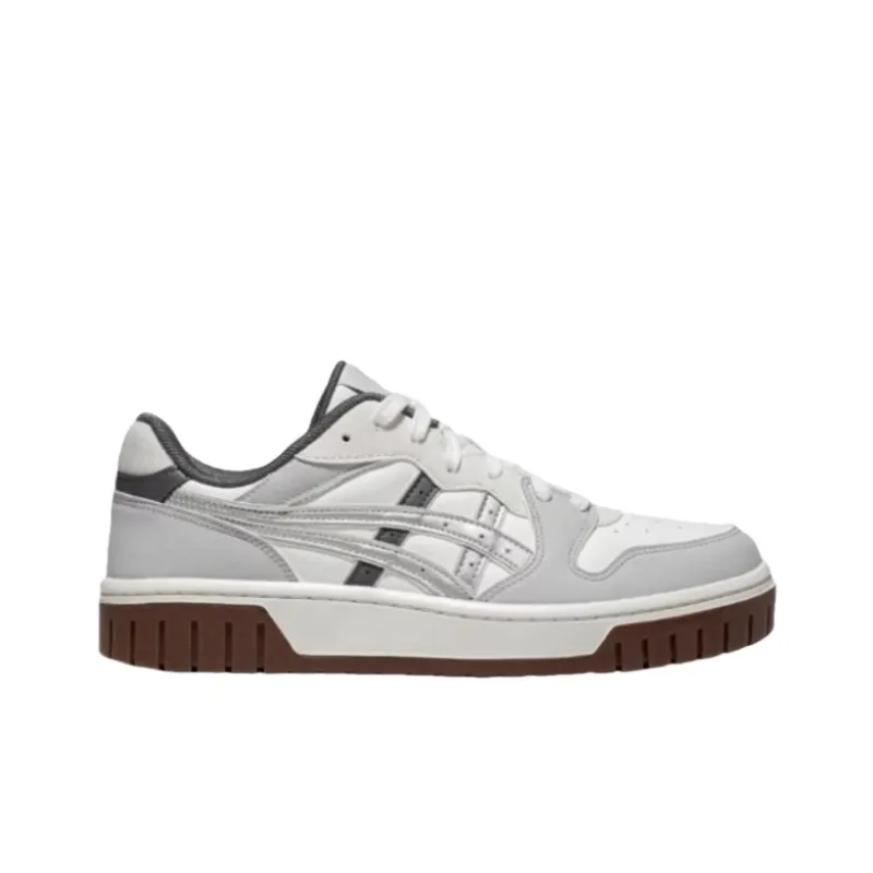 Asics Court Mz 2.0 Anti Slip Wear Resistant Low Top Skateboard Shoes Unisex Gray White-1