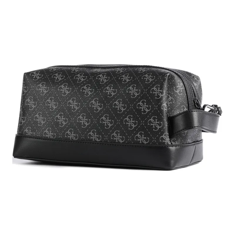 GUESS Polyurethane Storage Bag Men's Black Gray Color-1