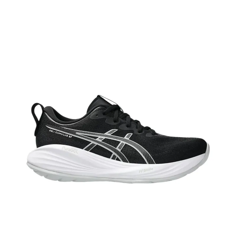 Asics Anti Slip Wear Resistant Low Top Running Shoes Women's Black-1