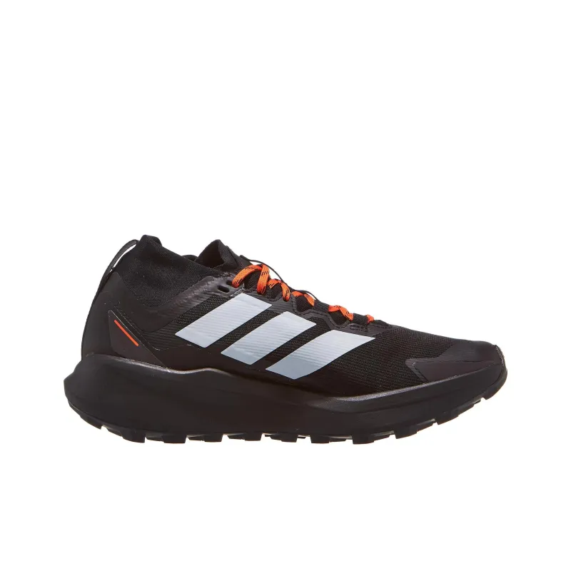 Adidas Terrex Agravic Gore Tex Trail Core Black Grey Two Semi Impact Orange-1